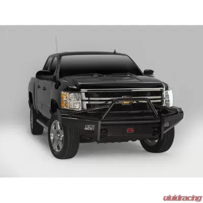 Fab Fours 11-14 Chevrolet HD Front Ranch Bumper w/Pre-Runner Guard (2500 - 3500) w/Tow Hooks Bare - CH11-S2762-1