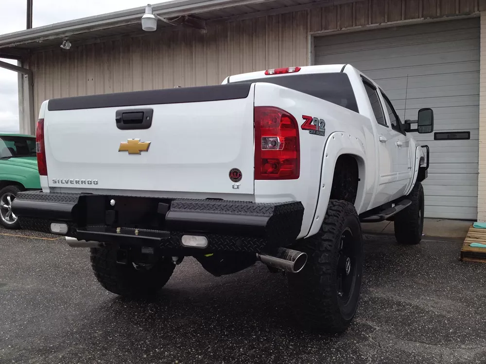 Fab Fours 11-14 Chevrolet | GMC HD Rear Ranch Bumper (2500 - 3500) - CH11-T2150-1