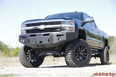 Fab Fours 15-17 Chevrolet Heavy Duty Front Winch Bumper w/No Grill Guard Bare - CH14-A3051-B