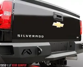 Fab Fours 15-18 Chevrolet | GMC HD 2500 - 3500 Rear Bumper Bare