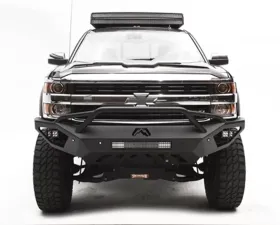 Fab Fours 15-18 Chevrolet HD Vengeance Front Sensor Bumper w/Pre-Runner Guard Bare