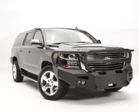 Fab Fours 15-20 Chevrolet Suburban Front Winch Bumper w/Full Grill Guard