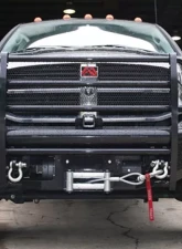 Fab Fours 03-05 Dodge HD Front Ranch Bumper w/Full Guard (2500 - 5500) w/Tow Hooks Bare                                     - DR03-S1060-1 - Image 3
