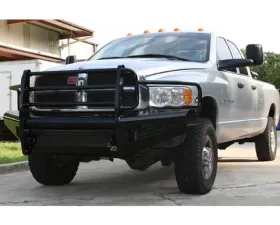 Fab Fours 03-05 Dodge HD Front Ranch Bumper w/Full Guard (2500 - 5500) w/Tow Hooks Bare
