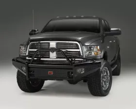 Fab Fours 03-05 Dodge HD Front Ranch Bumper w/Pre-Runner Guard (2500 - 5500) w/Tow Hooks Bare