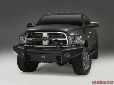 Fab Fours 06-09 Dodge HD Front Elite Ranch Bumper w/Pre-Runner Guard (2500 - 5500) w/Tow Hooks - DR06-Q1162-1