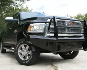 Fab Fours 06-09 Dodge HD Front Ranch Bumper w/Full Guard (2500 - 5500) w/Tow Hooks