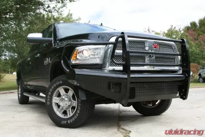 Fab Fours 06-09 Dodge HD Front Ranch Bumper w/Full Guard (2500 - 5500) w/Tow Hooks Bare - DR06-S1160-1