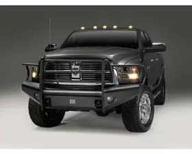 Fab Fours 09-14 Ford F-150 Black Steel Pre-Runner Front Bumper w/Tow Hooks Bare