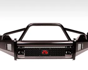 Fab Fours 09-12 Dodge 1500 Black Steel Pre-Runner Front Bumper w/Tow Hooks
