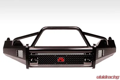 Fab Fours 09-12 Dodge 1500 Black Steel Pre-Runner Front Bumper w/Tow Hooks - DR09-K2462-1