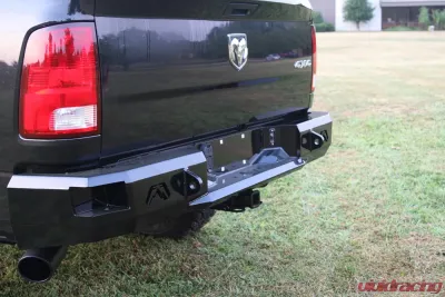 Fab Fours 09-18 Dodge 1500, 2010 - 2017 Dodge 2500 - 5500 Heavy Duty Rear Bumper - DR09-W2950-1
