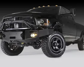 Fab Fours 10-18 Dodge Heavy Duty Front Winch Bumper w/Pre-Runner Grill Guard