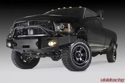 Fab Fours 10-18 Dodge Heavy Duty Front Winch Bumper w/Pre-Runner Grill Guard - DR10-A2952-1
