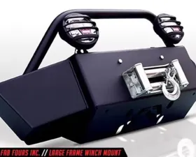 Fab Fours 10-18 Dodge HD 2500-5500 Large Frame Winch Mount Bare