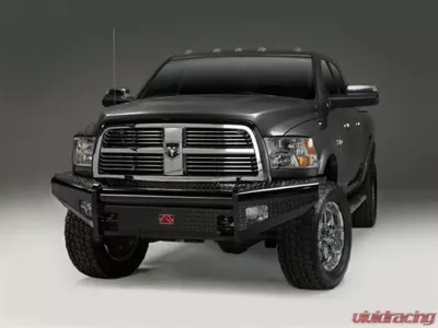 Fab Fours 10-18 Dodge HD Front Ranch Bumper w/No Guard (2500 - 3500) w/Tow Hooks Bare - DR10-S2961-1