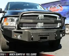 Fab Fours 2017-2021 Ford SD Open Fender Front Bumper w/Pre-Runner Guard Bare