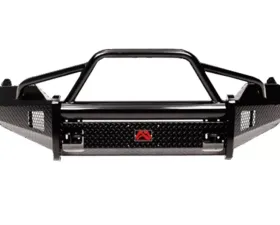 Fab Fours 13-18 Ram 1500 Black Steel Pre-Runner Front Bumper Bare w/Tow Hooks Bare