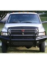 Fab Fours 94-02 Dodge HD Front Ranch Bumper w/Full Guard (2500 - 5500) w/Tow Hooks Bare                                     - DR94-S1560-1 - Image 4
