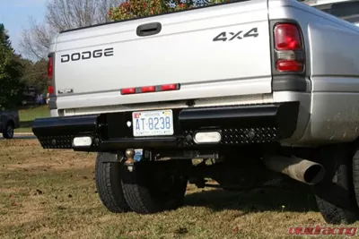 Fab Fours 94-02 Dodge HD Rear Ranch Bumper (2500 - 5500) Bare - DR94-T1650-1