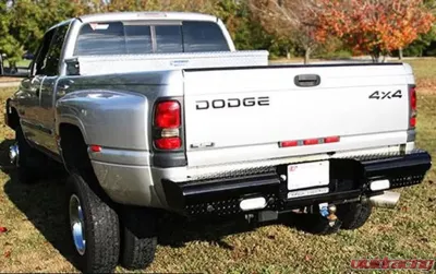 Fab Fours 94-02 Dodge HD Rear Ranch Bumper (2500 - 5500) Bare - DR94-T1650-1