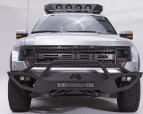 Fab Fours 10-14 Ford Raptor Vengeance Front Bumper w/Pre-Runner Guard