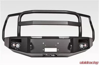 Fab Fours 15-17 Ford F-150 Front Winch Bumper w/Full Grill Guard Bare - FF15-H3250-B