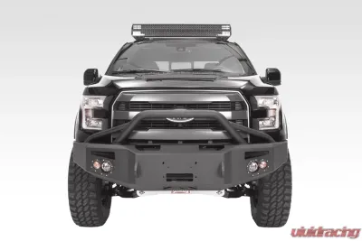 Fab Fours 15-17 Ford F-150 Front Winch Bumper w/Pre-Runner Guard - FF15-H3252-1