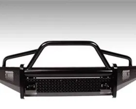 Fab Fours 15-17 Ford F-150 Black Steel Pre-Runner Front Bumper w/Tow Hooks Bare