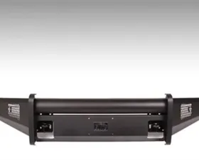 Fab Fours 15-17 Ford F-150 Black Steel Elite No Guard Front Bumper w/Tow Hooks Bare Steel