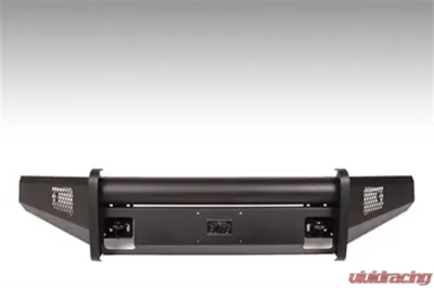 Fab Fours 15-17 Ford F-150 Black Steel Elite No Guard Front Bumper w/Tow Hooks Bare Steel - FF15-R3251-1