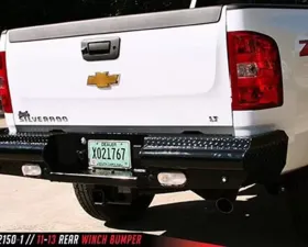 Fab Fours 15-18 Chevrolet | GMC HD Rear Ranch Bumper (2500 - 3500) Bare