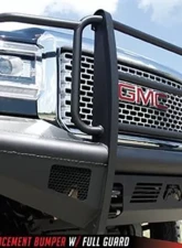 Fab Fours 15-18 GMC HD Front Elite Ranch Bumper w/Full Guard (2500 - 3500) w/Tow Hooks                                     - GM14-Q3160-1 - Image 2