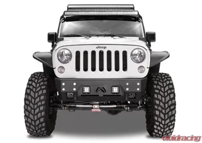 Fab Fours 07-18 Jeep Wrangler JK FMJ Stubby Front Winch Bumper - JK07-B1855-B