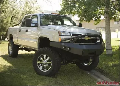Fab Fours 03-07 (Classic) Chevrolet Heavy Duty Front Winch Bumper w/Pre-Runner Grill Guard Bare - CH05-A1352-B