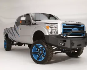 Fab Fours 05-07 Ford Super Duty Front Winch Bumper w/Pre-Runner Grill Guard