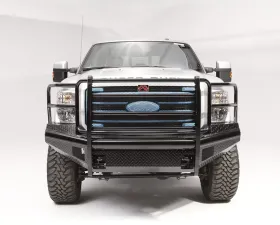 Fab Fours 05-07 Ford Super Duty Front Ranch Bumper w/Full Guard (F-250 - F-550) w/Tow Hooks