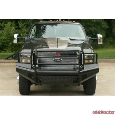 Fab Fours 05-07 Ford Super Duty Front Ranch Bumper w/Full Guard (F-250 - F-550) w/Tow Hooks Bare - FS05-S1260-1