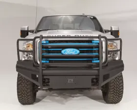 Fab Fours 08-10 Ford Super Duty Front Elite Ranch Bumper w/Full Guard (F-250 - F-550) w/Tow Hooks