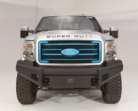 Fab Fours 08-10 Ford Super Duty Front Elite Ranch Bumper w/No Guard (F-250 - F-550) w/Tow Hooks