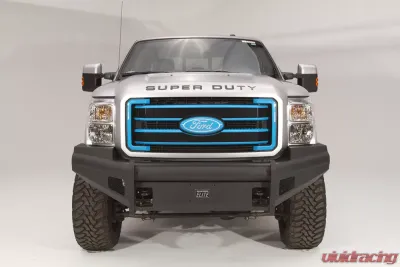 Fab Fours 08-10 Ford Super Duty Front Elite Ranch Bumper w/No Guard (F-250 - F-550) w/Tow Hooks - FS08-Q1961-1