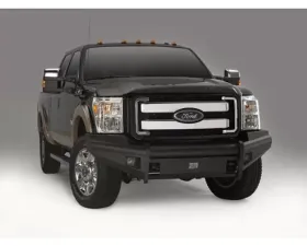 Fab Fours 08-10 Ford Super Duty Front Elite Ranch Bumper w/No Guard (F-250 - F-550) w/Tow Hooks Bare
