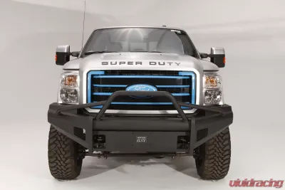 Fab Fours 08-10 Ford Super Duty Front Elite Ranch Bumper w/Pre-Runner Guard (F-250 - F-550) w/Tow Hooks - FS08-Q1962-1