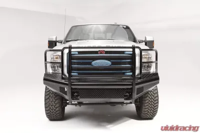 Fab Fours 08-10 Ford Super Duty Front Ranch Bumper w/Full Guard (F-250 - F-550) w/Tow Hooks - FS08-S1960-1