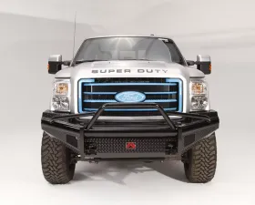 Fab Fours 08-10 Ford Super Duty Front Ranch Bumper w/Pre-Runner Guard (F-250 - F-550) w/Tow Hooks
