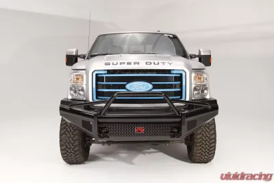 Fab Fours 08-10 Ford Super Duty Front Ranch Bumper w/Pre-Runner Guard (F-250 - F-550) w/Tow Hooks - FS08-S1962-1