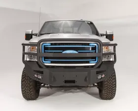 Fab Fours 11-16 Ford Super Duty F250 - F350 Front Winch Bumper w/Full Grill Guard
