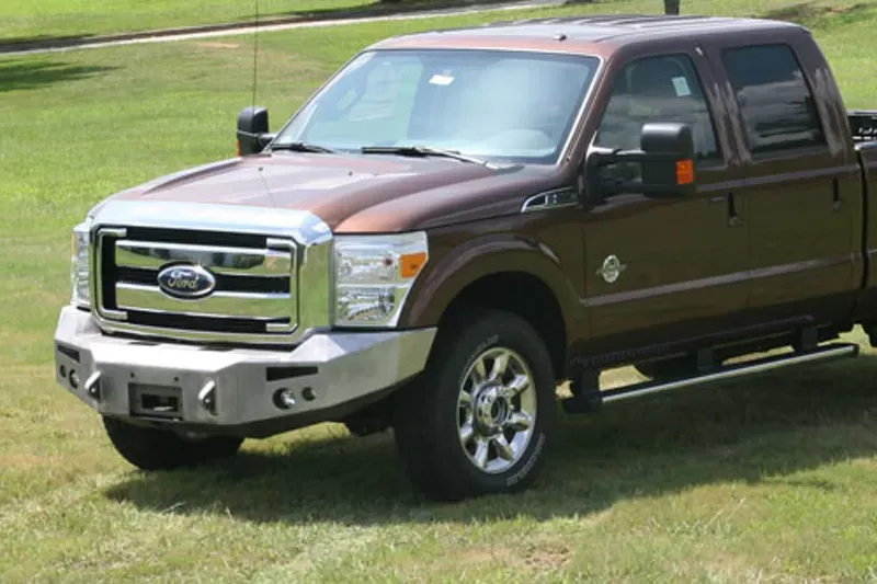 Fab Fours 11-16 Ford Super Duty F250 - F350 Front Winch Bumper w/No Grill Guard Bare - FS11-A2551-B