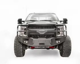 Fab Fours 2017-2021 Ford Super Duty F-250 | F-350 Front Winch Bumper w/Full Grill Guard Bare