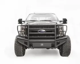 Fab Fours 2017-2021 Ford Super Duty Front Elite Ranch Bumper w/Full Guard (F-250 - F-550) w/Tow Hooks